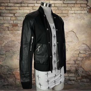 Kill City Goth Faux Leather Zipper Black Jacket